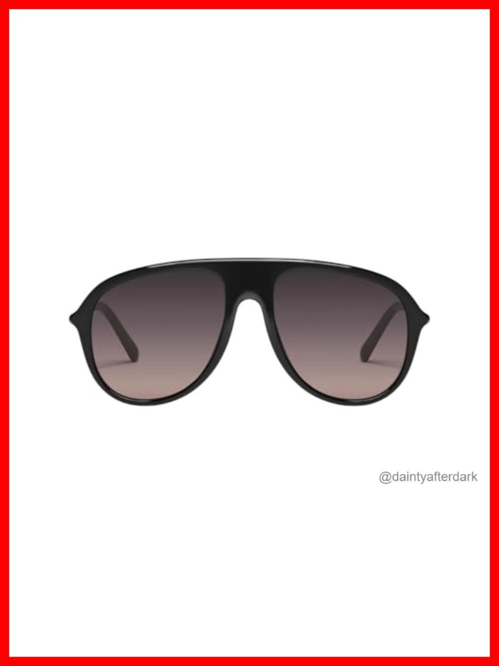 QUAY Chart Topper Aviator Sunglasses UV Protection Women